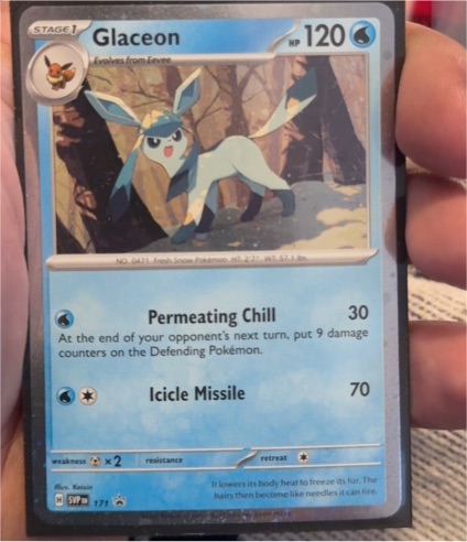2025 Pokémon SVP #171 Glaceon — front
