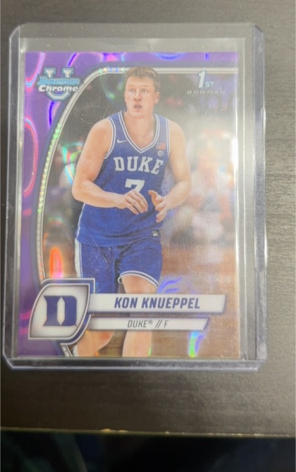 2024 Bowman Chrome University #48 Kon Knueppel — front