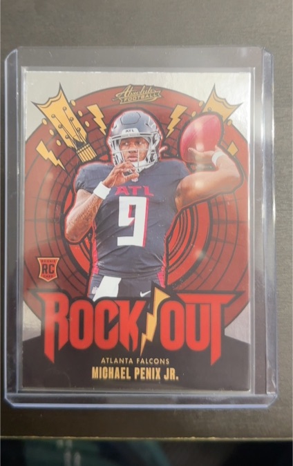 2024 Panini Absolute Rock Out #RO-MPJ Michael Penix Jr. — front