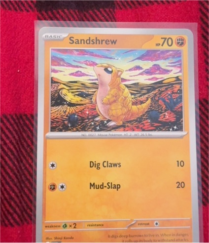 2025 Pokémon ME01: Mega Evolution #068 Sandshrew — front