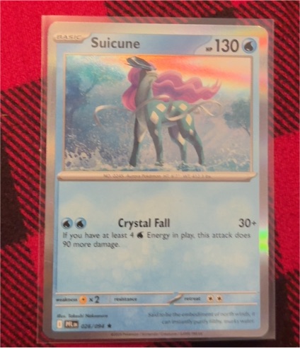 2023 Pokémon ME02 Phantasmal Flames #026 Suicune — front