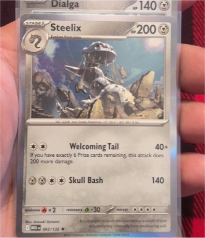 2025 Pokémon TCG Mega Evolutions #093 Steelix — front