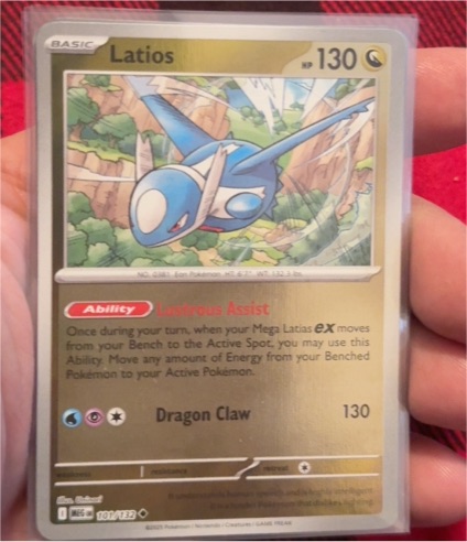 2020 Pokémon ME01: Mega Evolution #101 Latios — front