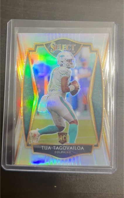 2020 Panini Select Premier Level #145 Tua Tagovailoa Rookie Card — front