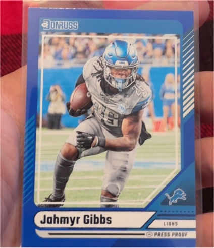 2024 Panini Donruss #143 Jahmyr Gibbs — front