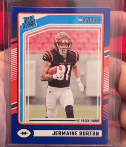 2024 Donruss #368 Jermaine Burton — front