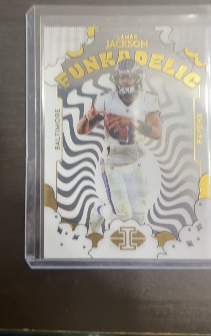 2022 Panini Illusions #F-2 Lamar Jackson Funkadelic — front