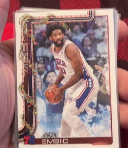 2025-26 Topps Holiday #H18 Joel Embiid — front