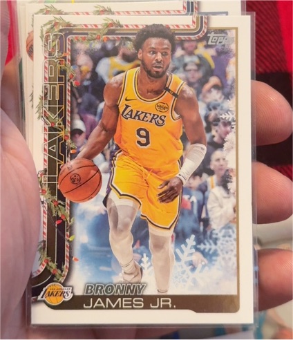 2025-26 Topps #152 Bronny James Jr. — front