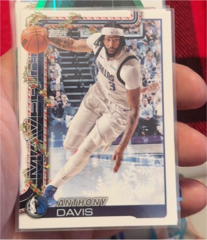 2025-26 Topps Holiday #H136 Anthony Davis — front