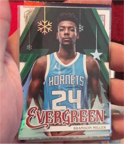 2025-26 Topps Holiday #EV-BM Brandon Miller Evergreen — front