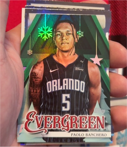 2025-26 Topps Holiday #EV-PB Paolo Banchero — front