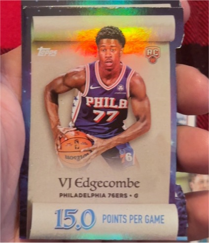 2025-26 Topps Holiday #ML-3 VJ Edgecombe — front