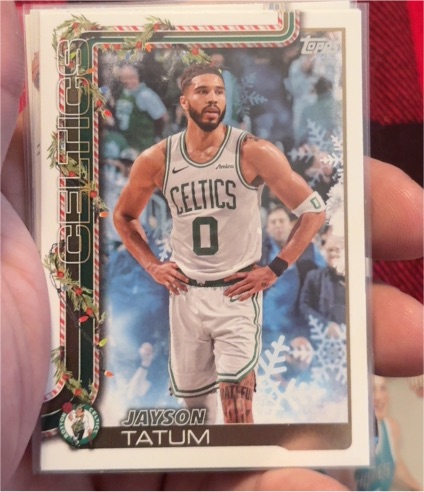 2025-26 Topps Holiday #H1 Jayson Tatum — front