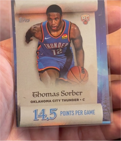 2025-26 Topps Holiday #ML-15 Thomas Sorber — front