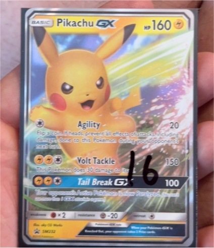 2019 Pokémon TCG Sun & Moon Black Star Promo #SM232 Pikachu GX — front