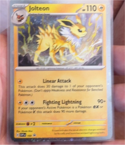 2025 Pokémon SV Scarlet & Violet Promo #169 Jolteon — front