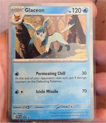 2022 Black Star Promo #171 Glaceon — front