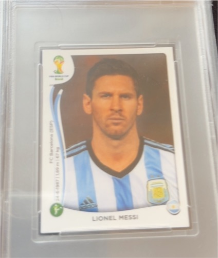 2014 Panini FIFA World Cup #430 Lionel Messi — front