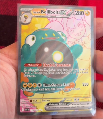 Iono's Bellibolt ex 2025 Journey Together #172/159 — front