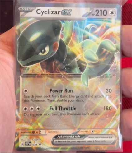 2023 Pokémon Scarlet & Violet Promo #018 Cyclizar EX — front