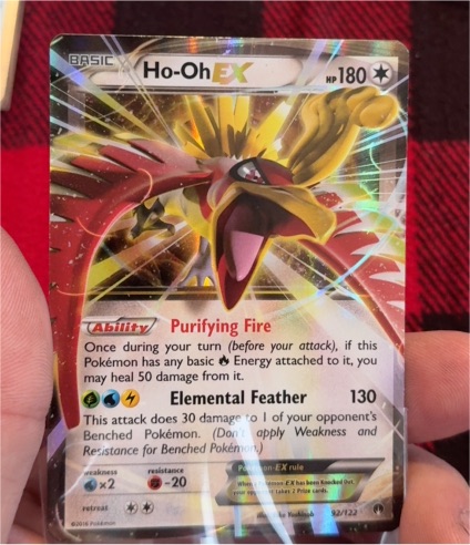 2016 Pokémon XY Breakpoint #92 Ho-Oh EX — front