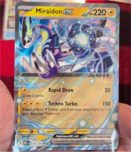 2023 Pokémon TCG SV03: Obsidian Flames #079 Miraidon ex — front
