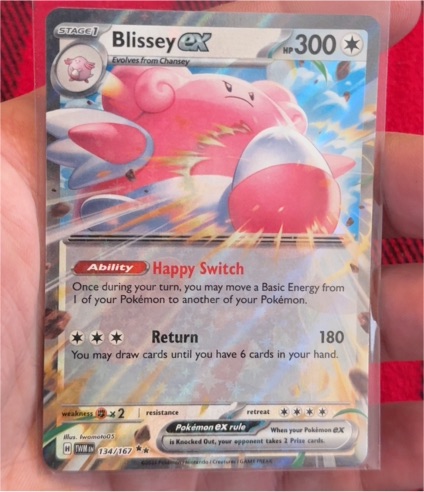 2024 Pokémon TCG SV06 Twilight Masquerade #134 Blissey ex — front
