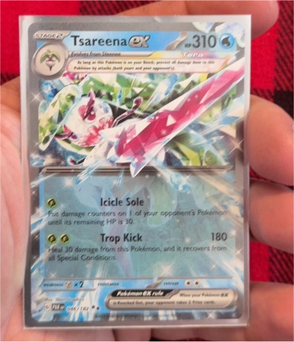 2023 Pokémon SV04: Paradox Rift #046 Tsareena ex — front