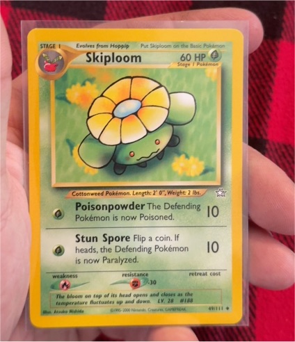 2000 Pokémon Neo Genesis #49 Skiploom — front