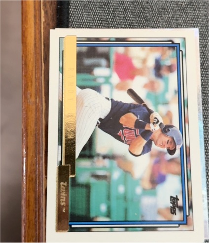 1992 Topps #476 Randy Bush — front