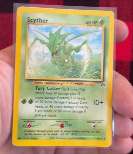 2001 Pokémon Neo Discovery #46 Scyther — front