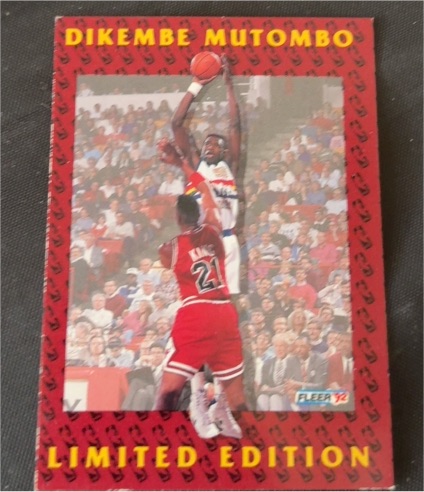 1992 Fleer Limited Edition #2 Dikembe Mutombo — front