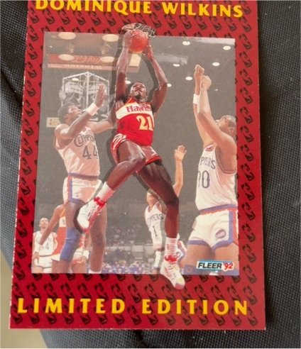 1991-92 Fleer #11 Dominique Wilkins Limited Edition — front