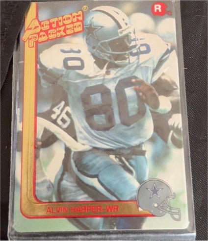1991 Action Packed Rookie/Update #8 Alvin Harper — front
