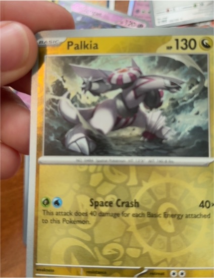 2022 Pokémon SV08: Surging Sparks #136 Palkia — front