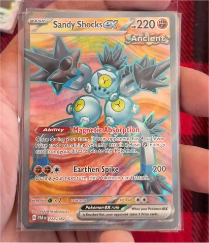 2024 Pokémon TCG Paradox Rift #228/182 Sandy Shocks ex — front