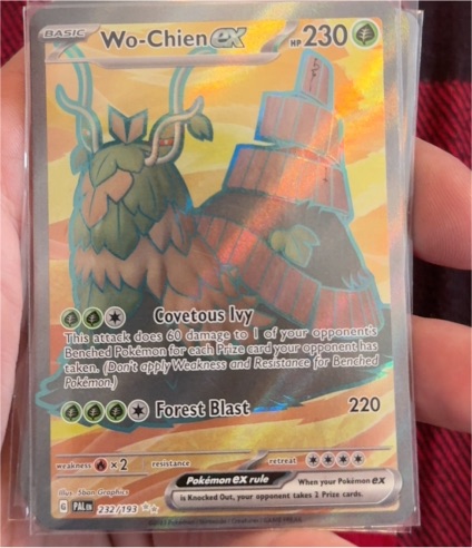 2023 Pokémon TCG Paldea Evolved #232/193 Wo-Chien EX — front