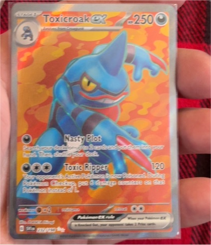 2023 Pokémon Scarlet & Violet SV01: Scarlet & Violet Base Set #232/198 Toxicroak ex — front