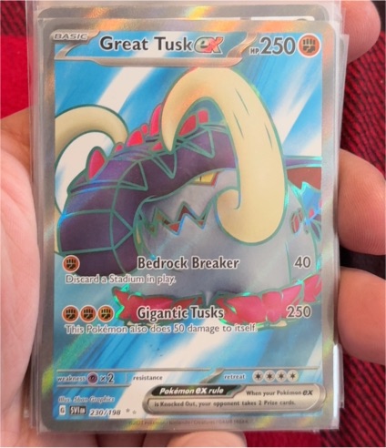 2022 Pokémon TCG Scarlet & Violet Base Set #230 Great Tusk ex — front