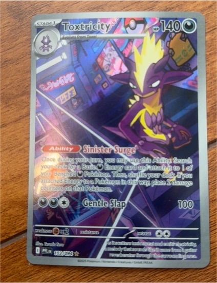 2023 Pokemon ME02: Phantasmal Flames #103/094 Toxtricity — front