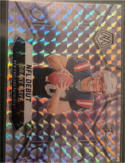 2024 Panini Mosaic NFL Debut #Drake Maye — front