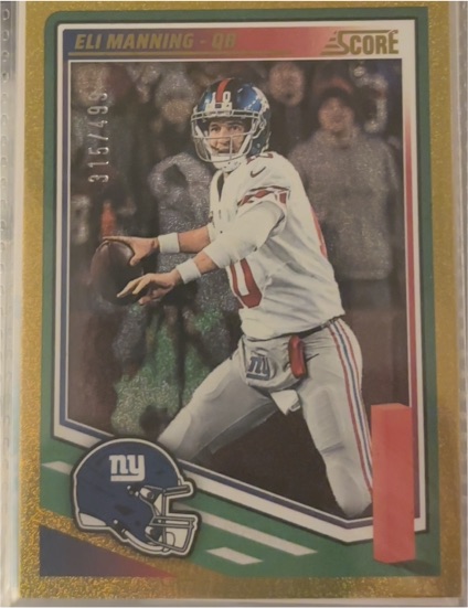 2025 Panini Score #78 Eli Manning — front