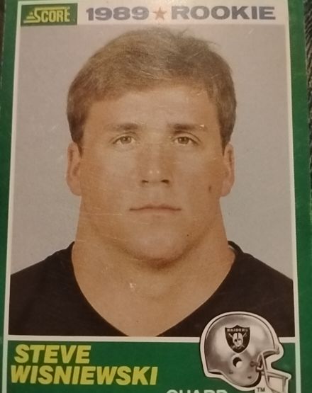 1989 Score #254 Steve Wisniewski — front
