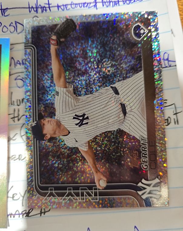 2025 Topps Series 1 #187 Gerrit Cole — front