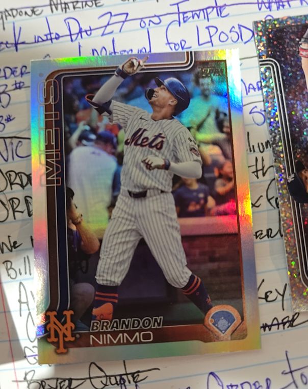 2025 Topps Series 1 #331 Brandon Nimmo — front