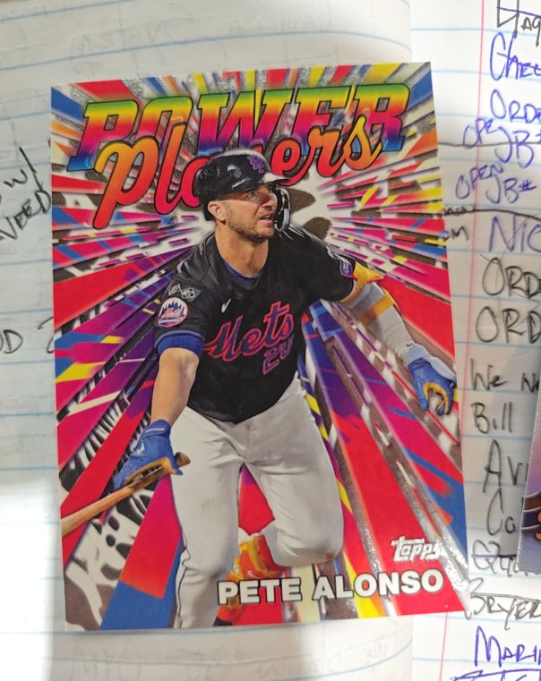 2025 Topps Series 1 #PP-10 Pete Alonso Power Players — front