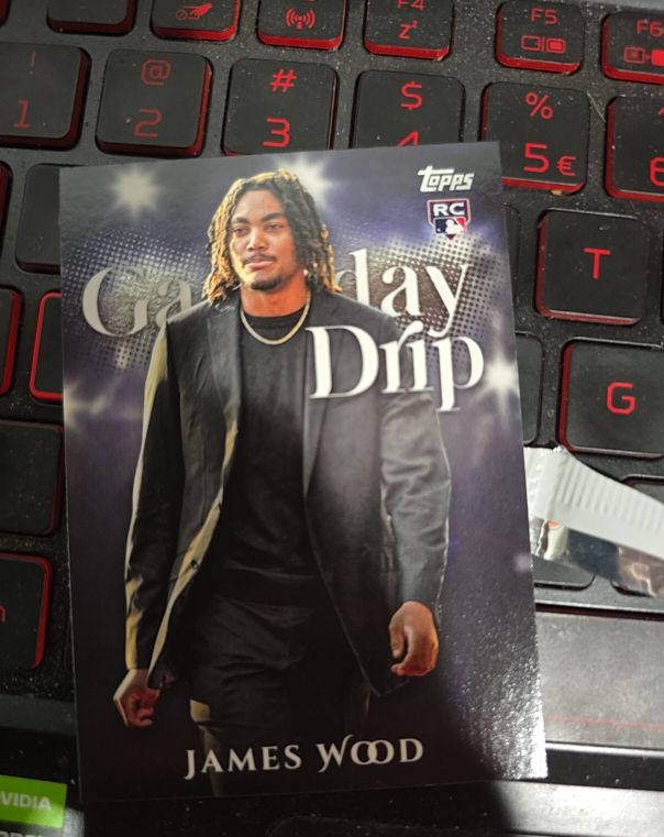 2025 Topps Series 1 Celebration #GD-3 James Wood — front