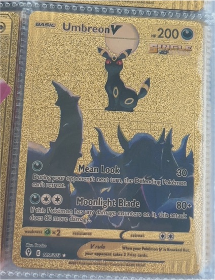 2021 Pokémon S6a Eevee Heroes #085 Umbreon V — front