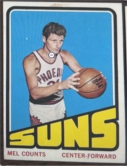 1972-73 Topps #67 Mel Counts — front